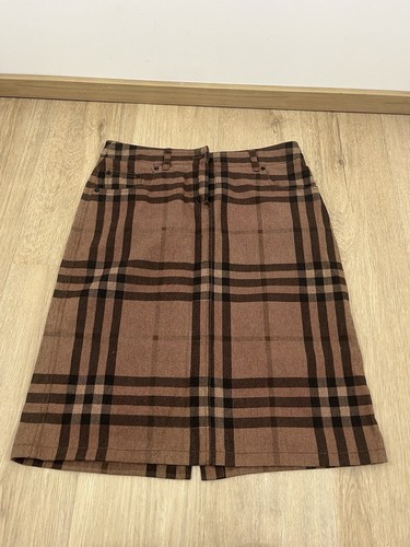 Jupe burberry motif tartan - jupe,