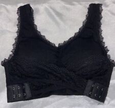 Bra Comfy Corset Bra Youth Size XL Front Cross Side Buckle Lace Bras Support