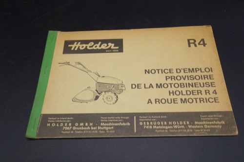 Holder motoculteur roue - r4,