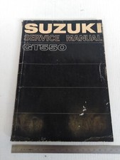 original service manual English Suzuki GT550 2 STROKE GT 550