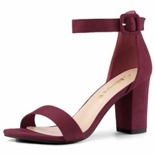 Sandales à talons hauts Allegra-K femme talon bloc business loisirs taille couleur