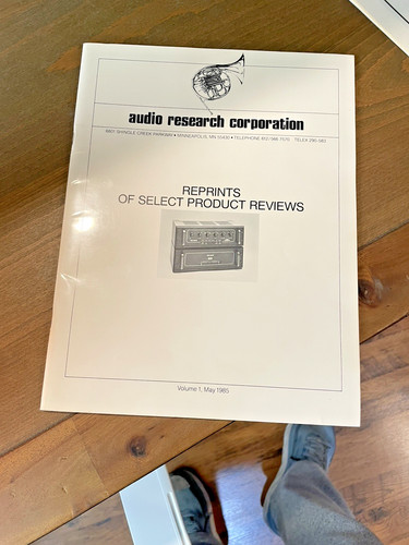 Audio research reprints - research, of