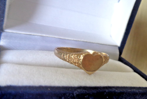 Bague chevalière jaune - bague,