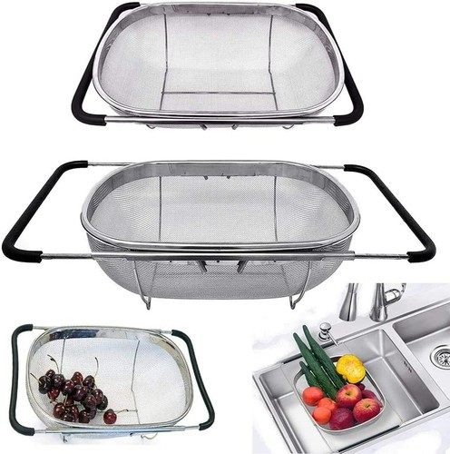 Passoire ovale inox extensible - passoire,