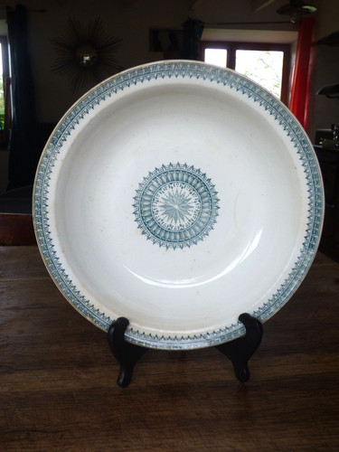 Ancien plat creux - creux, creil