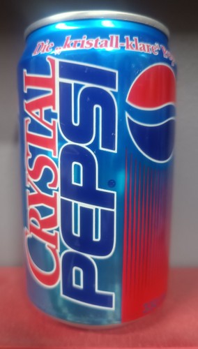 Crystal pepsi canette 330 - crystal, ml