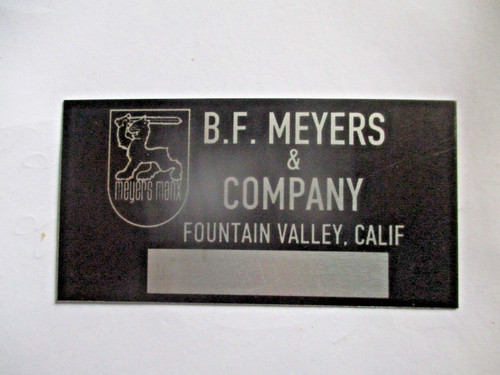 Plaque signalétique f - plaque,