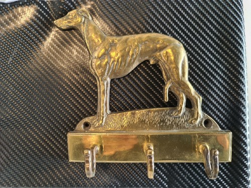 Whippet plaque porte clés - plaque, clés/