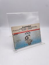 Deutz / Moteur / FL 413 FR / Liste De Pièces Détachées / Multilingue