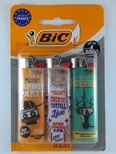 Lot 3 briquets BIC Maxi J26
