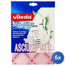 6x Vileda Chiffon Microfibre
