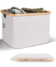 Panier a Linge en Tissu Sans