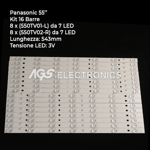 Kit barres bandes led tv - 16,