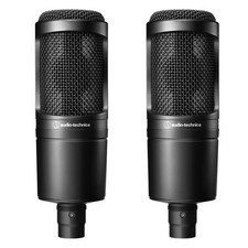 Lot de 2 microphones à