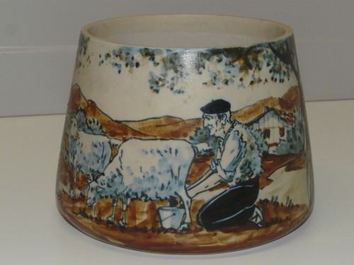 Pot tabac gres basque - tabac,