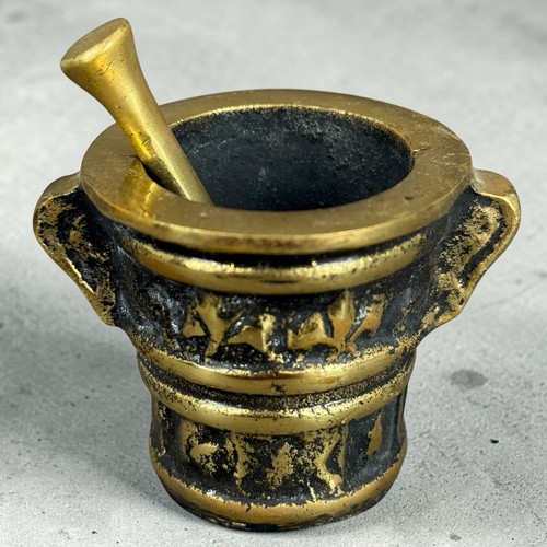 Ancien mortier pilon - mortier, et