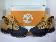 Timberland Men’s Size 9 EU 43 Wheat Shell-Toe TBL Edge Hiking Boots AJ-366