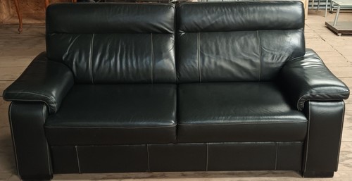 Canape cuir places - canape,