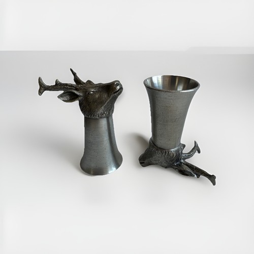 Verres liqueur forme - liqueur, cerf