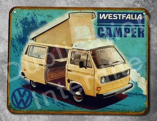 Plaque metal vintage - , vw