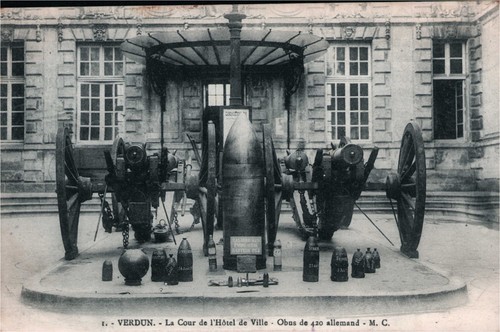 Cpa verdun la cour - verdun,