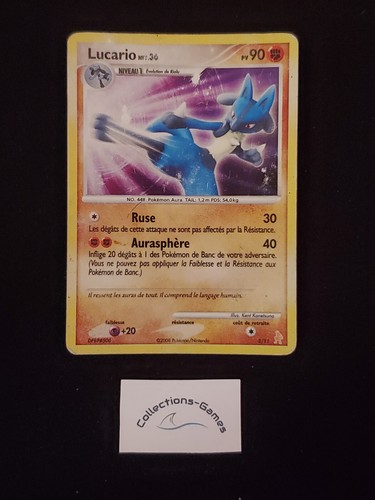 Carte pokémon lucario - pokémon,