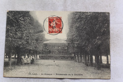 Cpa 1908 laon le kiosque - cpa,