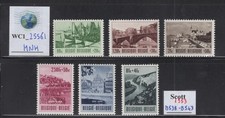WC1_25561.BELGIUM. 1953 PRO ARDENNE-MEUSE TOURISM set. Sc.B538-B543. MNH