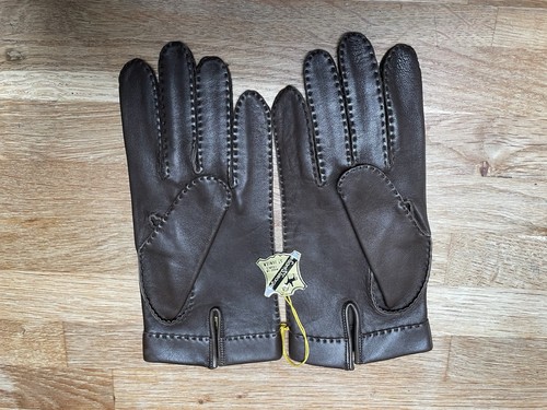 Gant cuir marron - marron, st