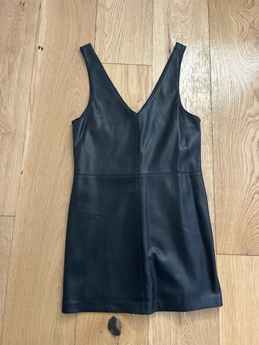 Mng robe femme cuir noir - mng,