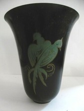 VASQUE LAMPE Art Déco métal