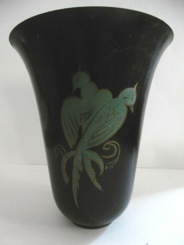Vasque lampe art déco métal - art,
