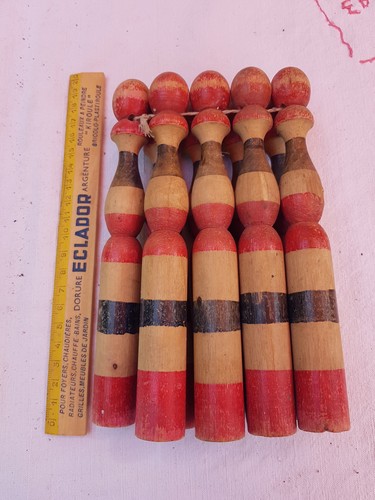 Lot quilles bois jouet - lot,