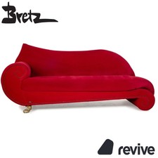 Bretz Gaudi Tissu Canapé Trois Places Rouge