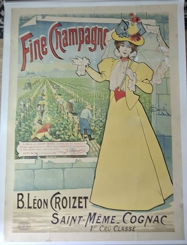 Affiche ancienne originale - ancienne, –
