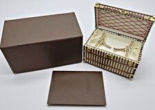 LOUIS VUITTON LV VIP Gift Trunk Jewelry Case MINI MALLE COURRIER 1888
