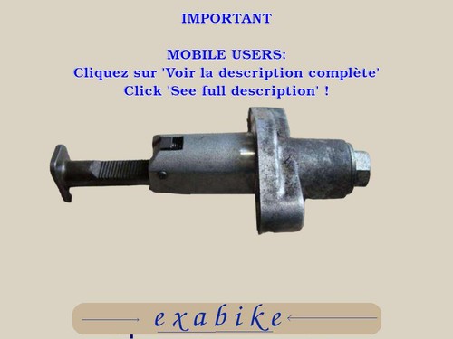Tendeur chaine de - tendeur,