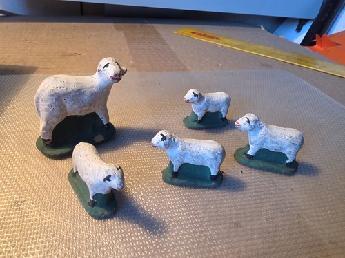 Lot santons brebis - 5,