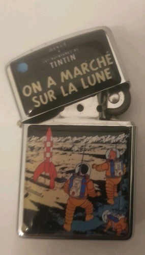 Briquet essence bd - briquet, tintin