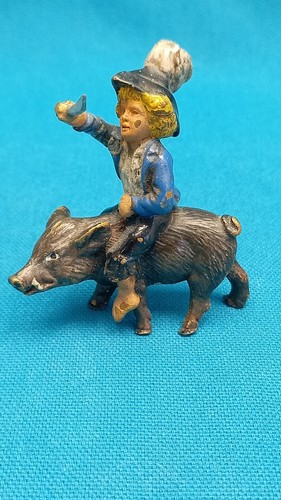 Petit groupe bronze polychrome - petit,