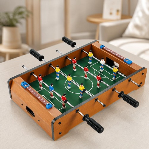 Babyfoot miniature bois jeu - miniature,