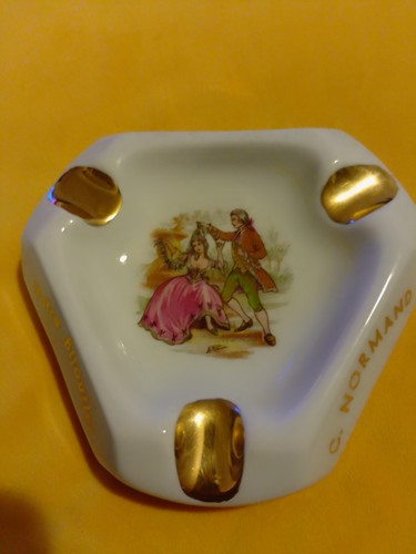 Cendrier porcelaine limoges - cendrier,