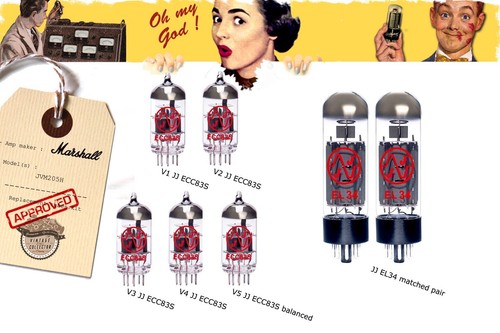 Guitar amp tubes set - amp,