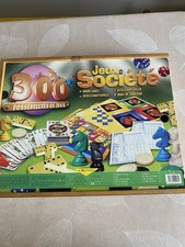 Ancien Jeu de Société, 300 jeux en Coffret Bois Bon état 