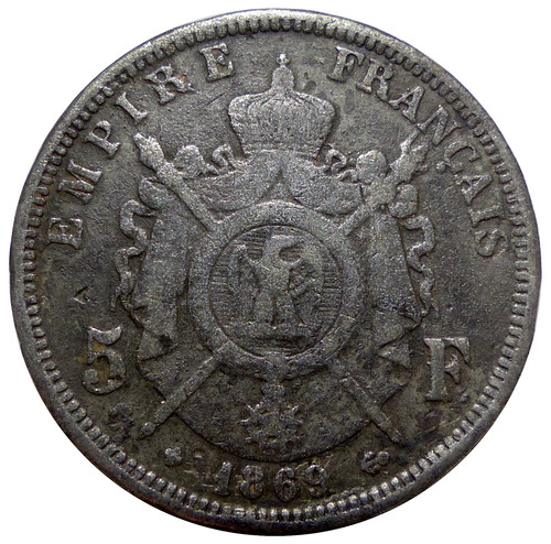 Francs napoléon iii 1868 bb - napolÉon,