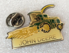 vintage pin's AGRICULTURE / TRACTOR / JOHN DEERE combine version 2