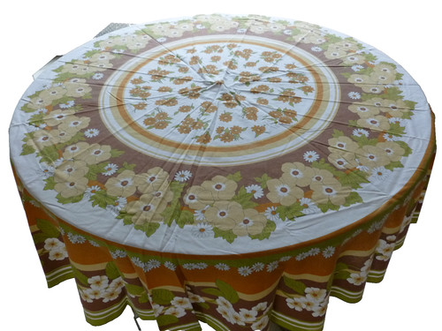 Nappe ronde 1970 authentique - 1970, *