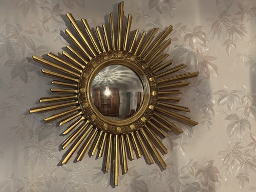 Ancien miroir soleil - miroir, oeil