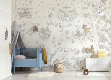 Bébé Chambre Disney Caractères Papier Peint Mural Bambi Dumbo Tumper Dalmatiens