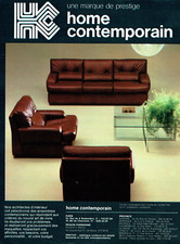 Advertising 1022 1971 Home Contemporary Furniture Living Room Sofa